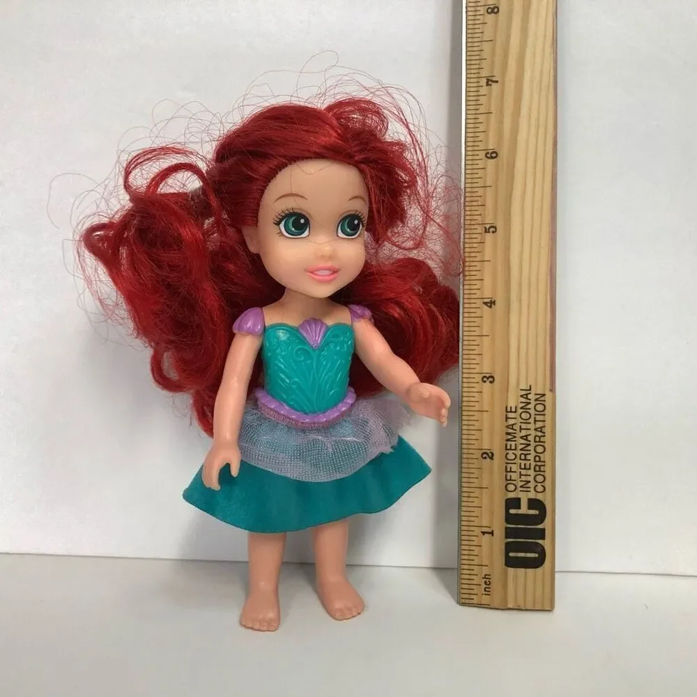 disney‎ the little mermaid petite ariel doll 6 inch tall princess jakks pacific